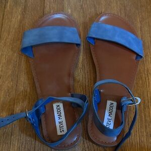 Steve Madden Blue Strap Sandals